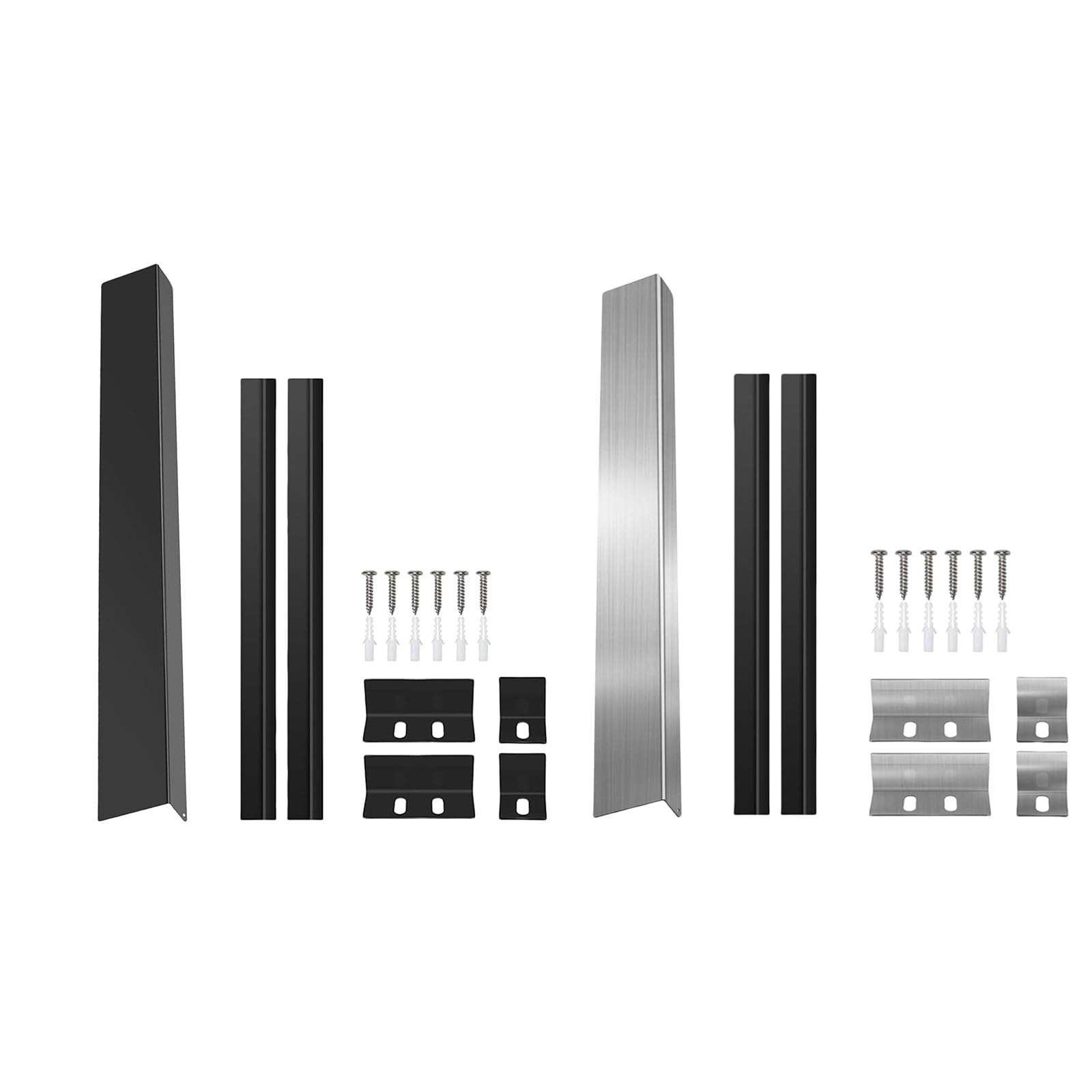 Kit de remplissage pour espaces de poêle de 76,2 cm en acier inoxydable pour derrière entre les bandes