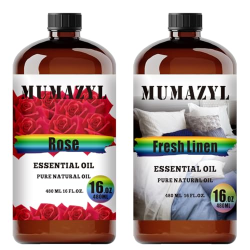 Aceite esencial de rosa y lino fresco 480 ml