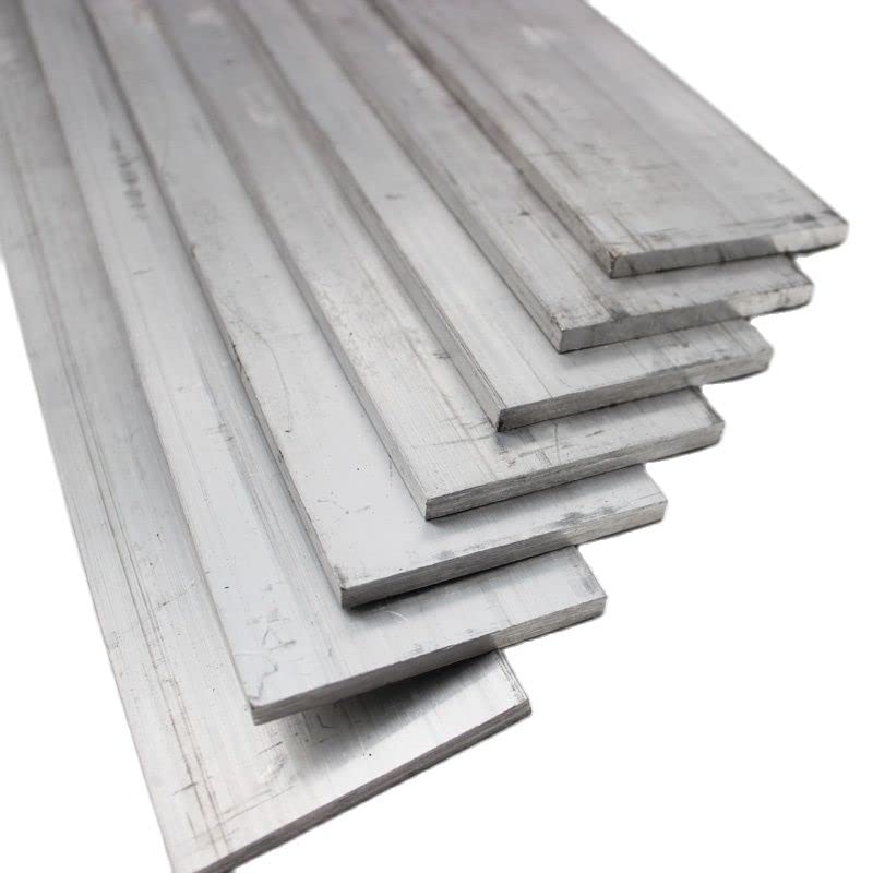 Tira de placa de barra plana de aluminio, hoja de Metal de aleación de aluminio, bloque CNC, molino sólido, Stock 6061, 1 ud. (Color : Length 500mm 1pc, Size : 6x80mm)