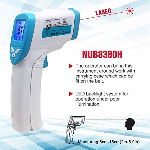 image for Nubee Body Medical Infrared Thermometer Non-contact IR Thermometer For