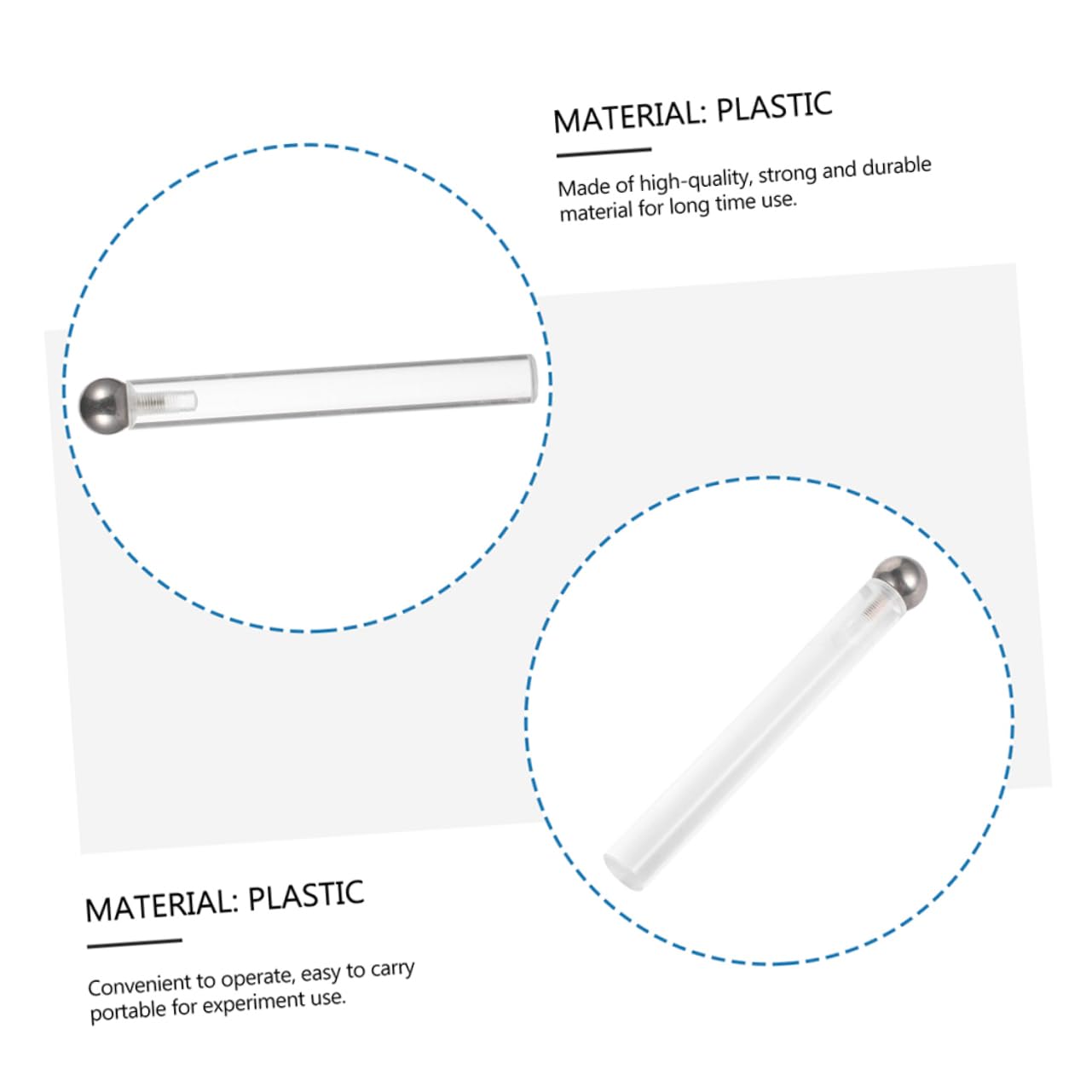 DECHOUS 3pcs Ball Laboratory Supply Electric Student Physics Teaching Prop Electricity Test Balls School Supplies Electrostatics Teaching Equipment Plastic