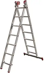 Escada Extensiva de Alumínio 7 X 2 Degraus 2,13/3,32M ESC0616