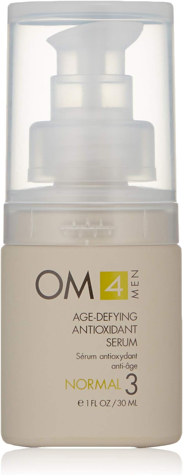 Organic Male OM4 Normal STEP 3: Age-Defying Antioxidant Serum - Men anti-aging light facial Vitamin C solution refines fine lines and wrinkles for men