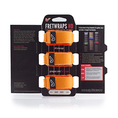 Image of Gruv Gear String Muters (FW-3PK-ORG-XL)