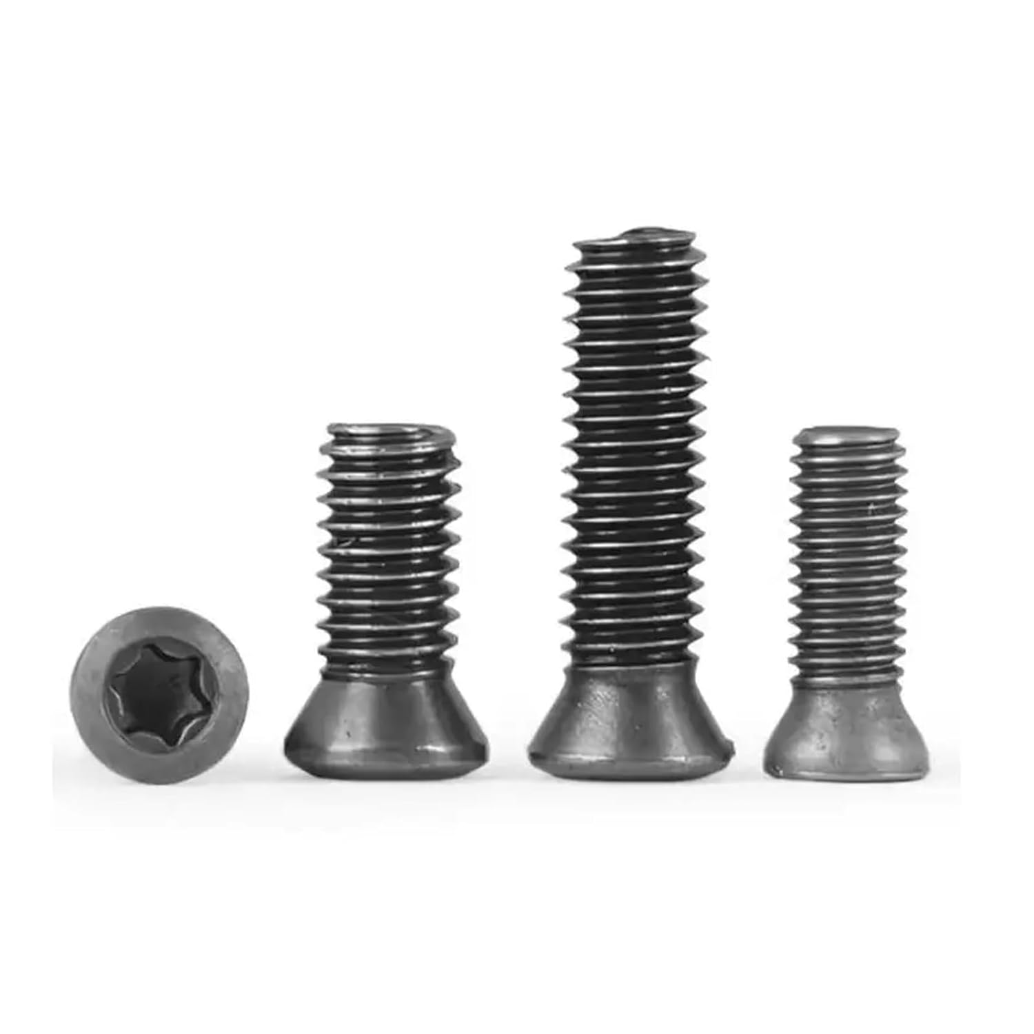50pcs~10pcs M2 M2.5 M3 M3.5 M4 M5 M6 Screws for Replacing Carbide Insert Lathe Tool Holder(50pcs,M2x6mm)