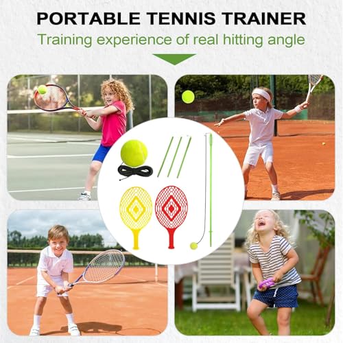 Rebounder d'entraînement de tennis pour progresser seul sans partenaire - 4