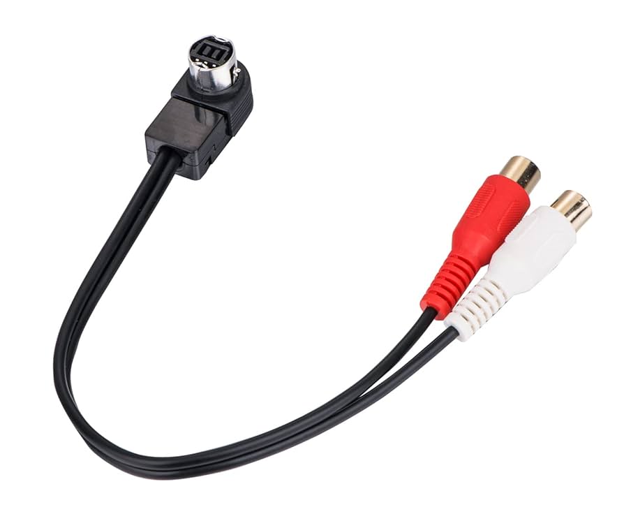 Amazon.com: AUX Cable for JVC Headunit Jlink to 2 RCA Input