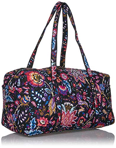 Vera Bradley Women's Signature Cotton Medium Travel Duffel Bag, Foxwood, One Size