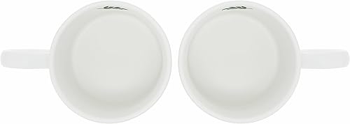 Miniatura 5 de Pavilion Gift Company - Let's Have Coffee Together - Juego de tazas iridiscentes de cerámica de 15 onzas, regalos para parejas para él y ella,