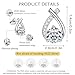 Lucpee Lymphatic Earrings, Slimaoo Halolux Lymphvity Germanium Earrings Lymph Flow Drainage Detox Magnetogen Acupuncture Therapy Slimming Sparkly Zircon Jewelry Gift (Gold+Silver)