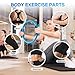 VODFOG Pilates Ring Essentials Kit for Women,Home Fitness Equipment Sets with 12''Pilates Ring,2 Pilates Ball,Yoga Brick,Elastic Band & Other Accessories Suitable for Exercise & Shape up-Blue 13PCS