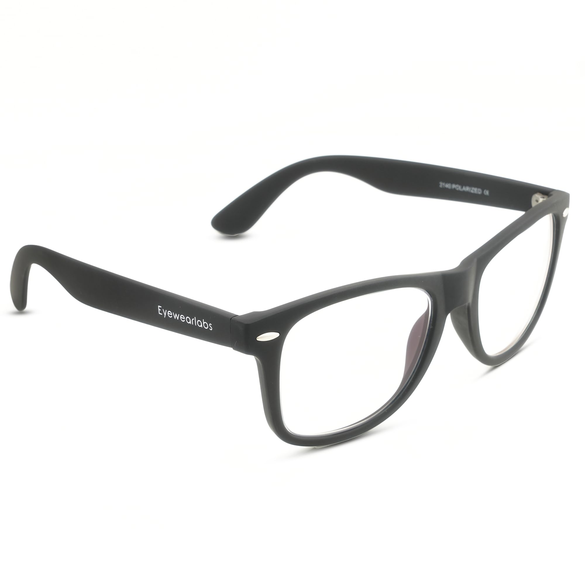 Eyewearlabs BLU l Zero Power Blue Cut Computer Glasses l Anti-Glare l Lightweight & Blocks Harmful Rays l UV Protection Specs l Men & Women l Medium l BBArmorSC1EL1167