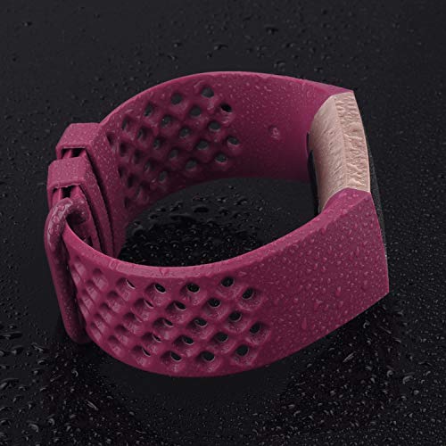 image for Mugust 4 Pack Sport Bands Compatible with Fitbit Charge 4 / Fitbit Cha