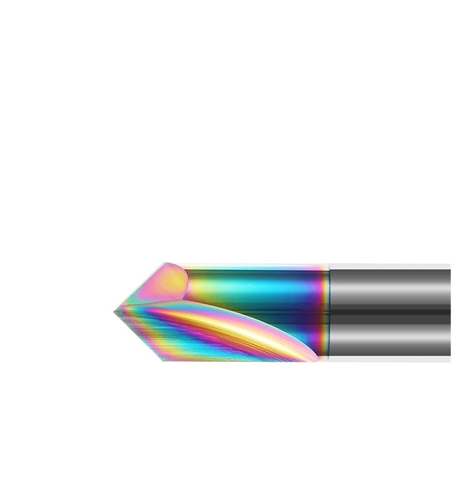 Juego de Brocas avellanadas con Revestimiento Aluminio for fresado Ranuras Rectas Metal(6.0MMx6Dx50L,HRC55x2F)