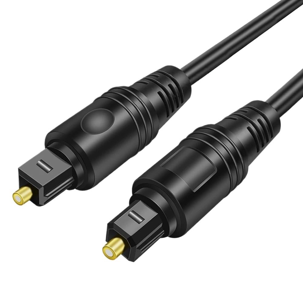 Digital Optical Audio HiFi 5.1 SPDIF Coaxial Cable for Amplifiers Subwoofer TV Soundbar Fiber(10m)