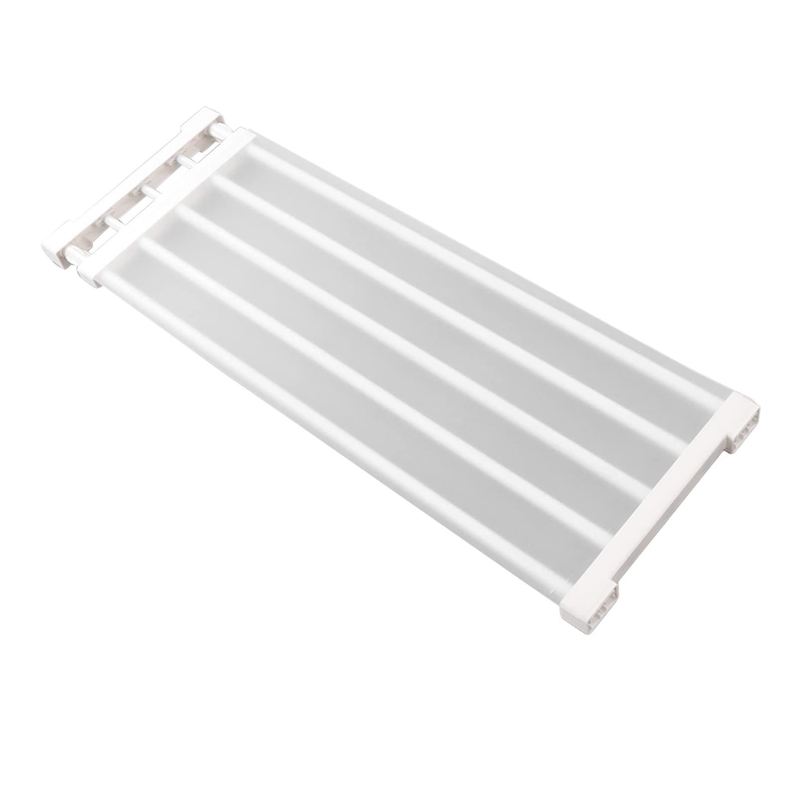 Scaffale di Tensione dell'Armadio, Scaffale Espandibile in Metallo Organizzatore Regolabile Separatore Divisorio Fai-da-Te per Armadio Armadio Bagno (Lunghezza 75‑120 cm / 29,5‑47,2 Pollici)