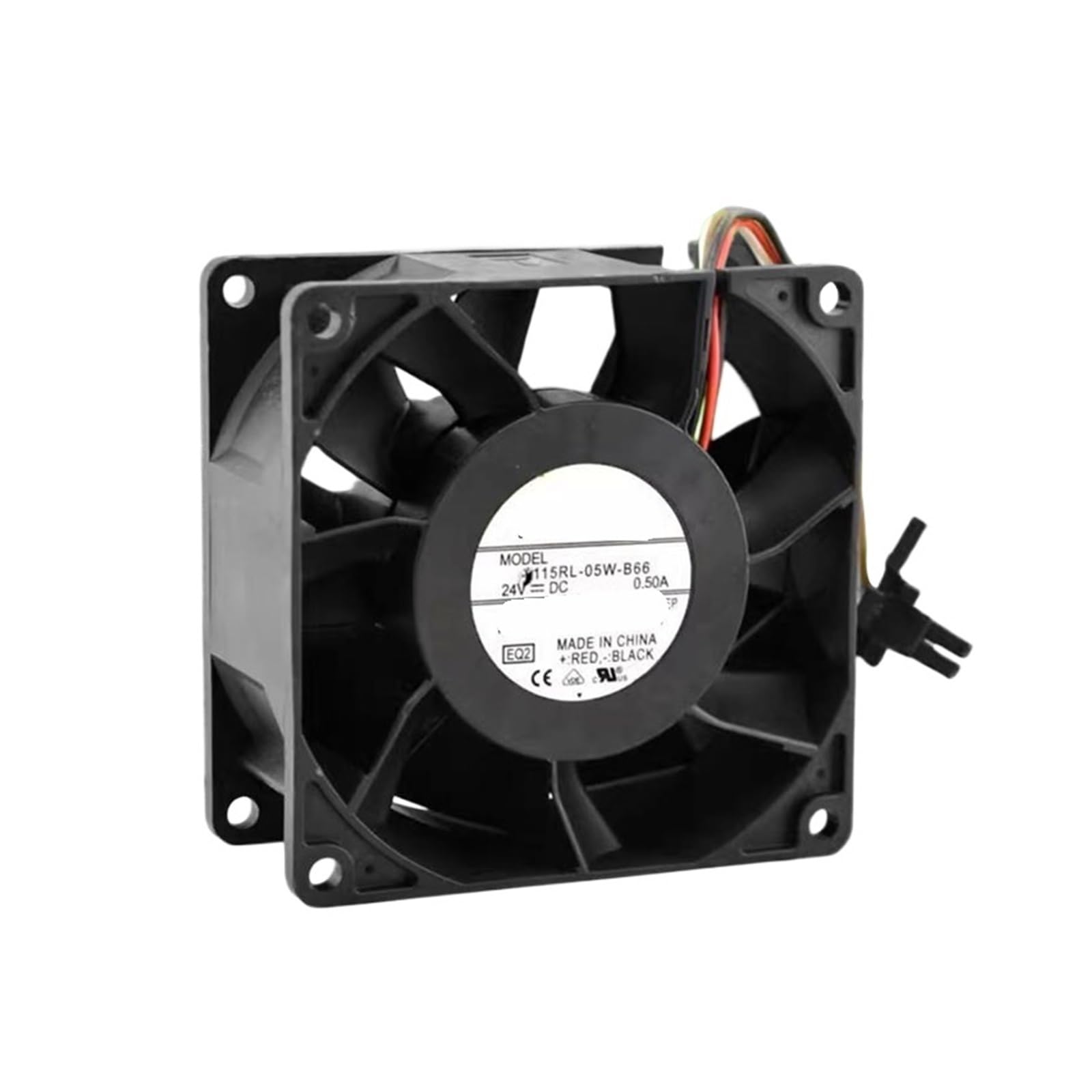 GJEXXPTST 3115RL-05W-B66 24V 0.50A 8038 80x80x38mm Cooling Fan