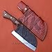 JNR Traders Handmade Serbian Knife - Serbian Chef Knife, Meat Cleaver Chefs Knife with Sheath, Rust Free 440c Steel Blade Professional 12 Inch 5511