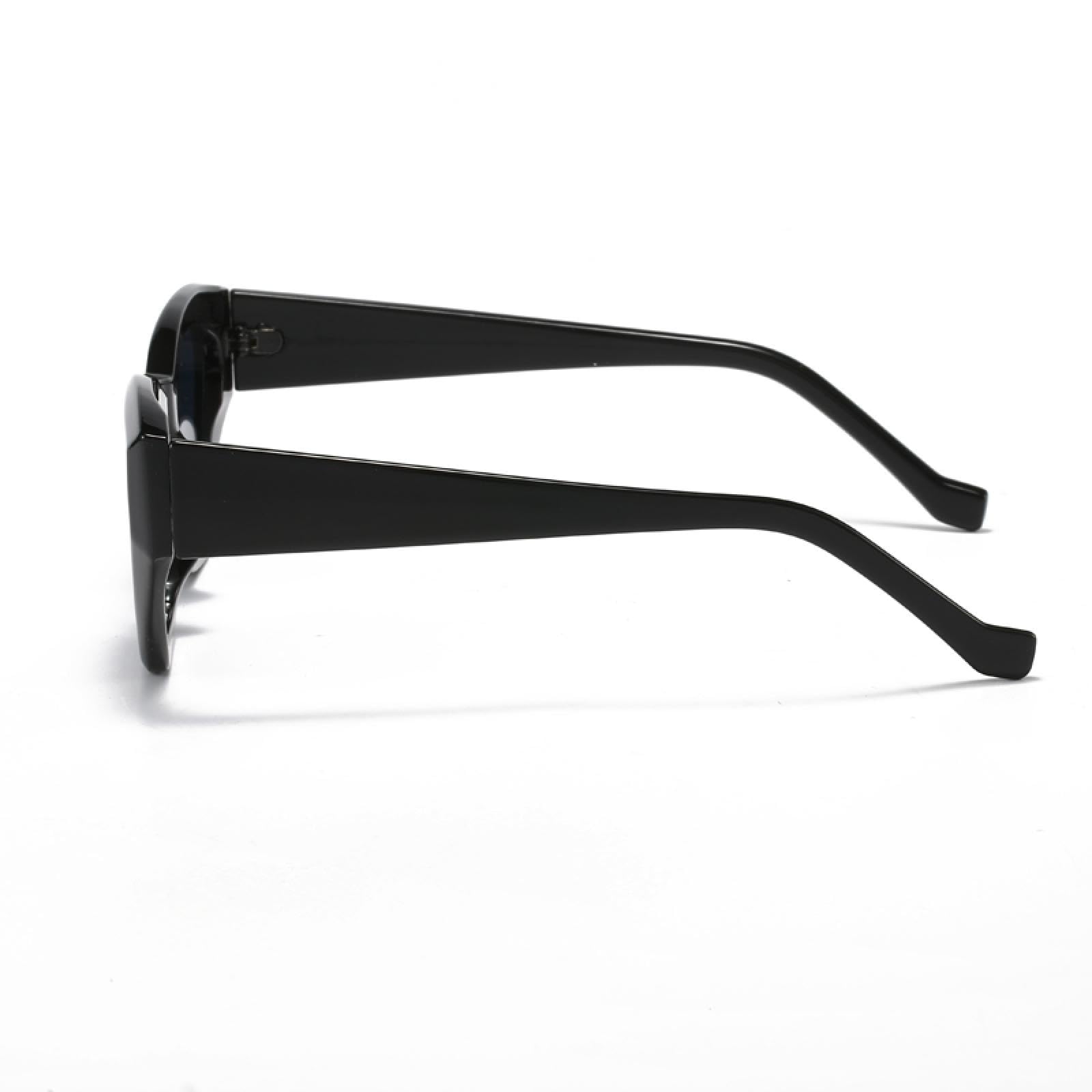 Gafas de sol con protección UV400 | Montura pequeña con forma de ojo de gato | Para hombre y mujer, ideal para deportes al aire libre y conducción