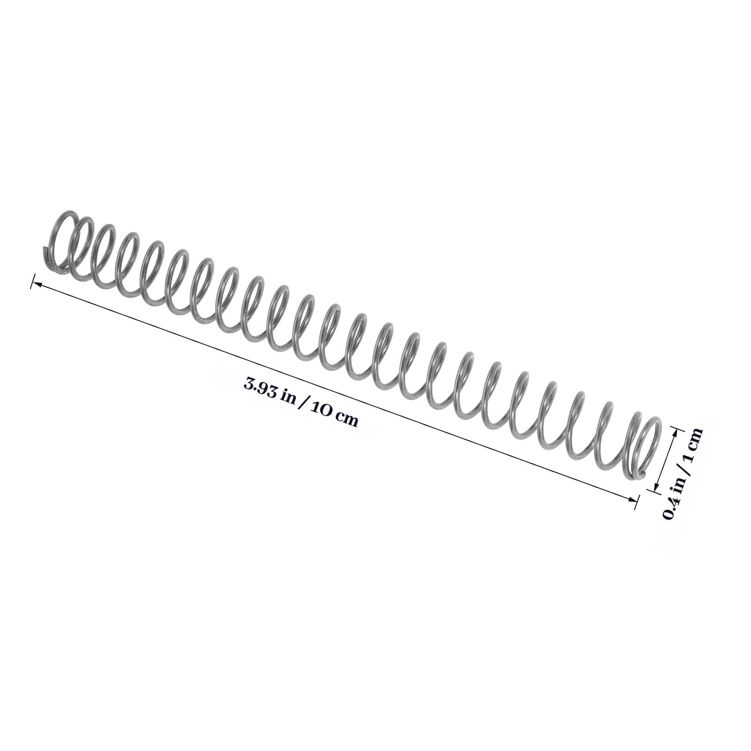 10pcs Iron Compression Springs Assorted Wire Mechanical Coil Springs for Home Repairs DIY Projects