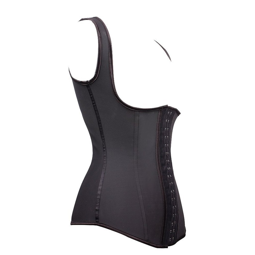 FeelinGirl Faja para Mujer con 3 Filas de Ganchos Shapewear Sobre Busto Control de Abdomen Body Reductor con Pantalones Moldeadores hasta la Rodilla Tallas Grandes