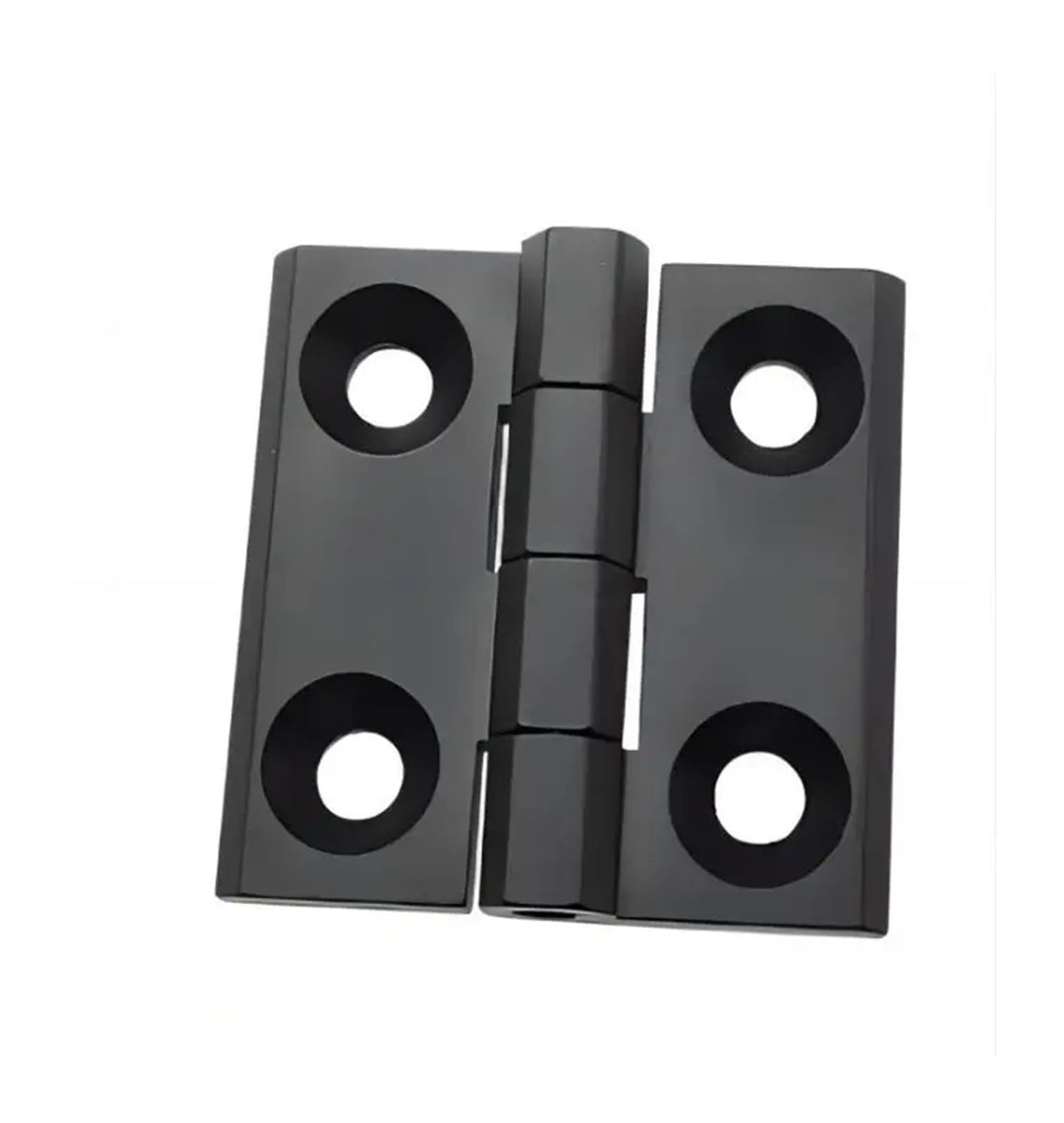 Huwoyg Black -Zinc 4Pcs Bisagra Para Puerta Plegable Zinc Alloy Industrial Equipment Container Corner 304 Stainless Steel Door Hinges Furniture Hardware For Gate(Black -Zinc)