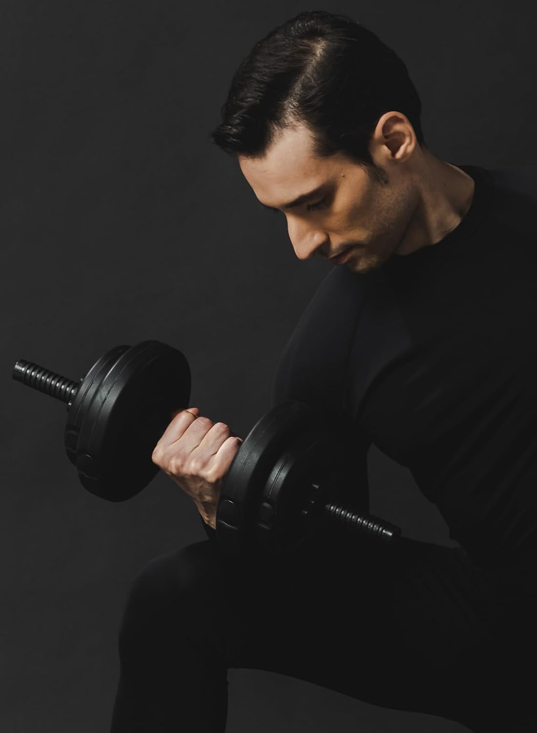 Men’s Compression Long Sleeve Shirts : Black, White, s-3xl, uv, Cool, Quickdry, Deodorant, japanesebrand,