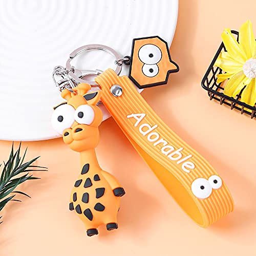 Image of Cute Cartoon BTS Keychain for Girls and Boys - Gift for Army and Kpop Lovers - Bag, Luggage Keyrings, Albums Keys Gifts