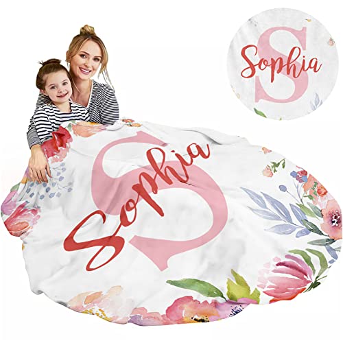 Corissy Personalized Name Blankets, Custom Baby Blanket With Text For Boys Girls, Gift For Chrismas Birthday Memorial Day, Customized Flannel Blanket For Kids Adults #TOP2