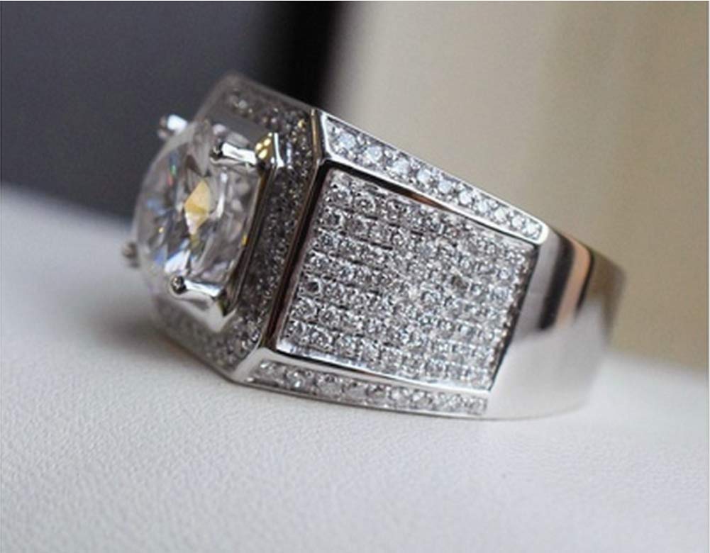 Hot Diamonds Juego De Anillos Altamente Pulidos, Plata Esterlina Rodiada, NA