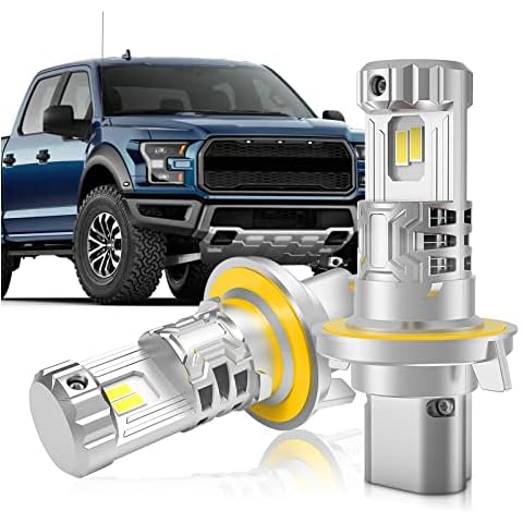 XENPLUS 120𝑾 24000𝑳𝑴 F150 𝐃𝐞𝐝𝐢𝐜𝐚𝐭𝐞𝐝 𝐁𝐮𝐥𝐛𝐬 Fit for Ford F150 F250 F350 2004-2012 2013 2014 𝐋𝐨/𝐇𝐢(No fog),800% 𝐁𝐫𝐢𝐠𝐡𝐭𝐞𝐫,6500𝗞 Cool White,𝐏lug and 𝐏lay,No Errors.2Pcs Cover