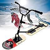 ErShangMao Schneemobil Für Erwachsene Mit 360°-Drehfunktion Und Doppelklingen, 150 Kg Traglast, All-Terrain-Schneemobil Für Schneeabenteuer TypeB