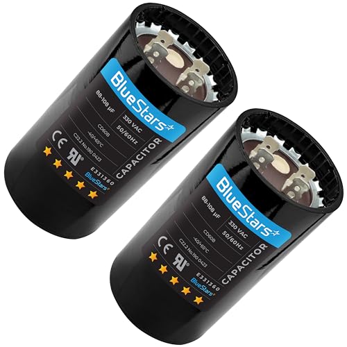Condensateur de démarrage 88-108 uF relance de moteur monophasé et réducteur à engrenages 330V