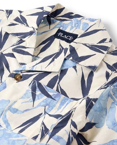 Image of The Children's Place boys Short Sleeve Button Up Shirt