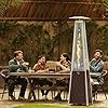 East oak pyramid patio heater 48000 btu outdoor heater quartz glass tube propane heater for commercial residential triple protection system with wheels 2024 bronze  urban country home decor