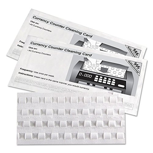 Royal Sovereign Currency Counter Cleaning Cards With Waffle Technology, 15 Cards Per Box (RBC-CLN)