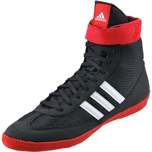 Adidas Wrestling Men's Combat Speed 4-M, Black/Collegiate Red/White, 11 M US
