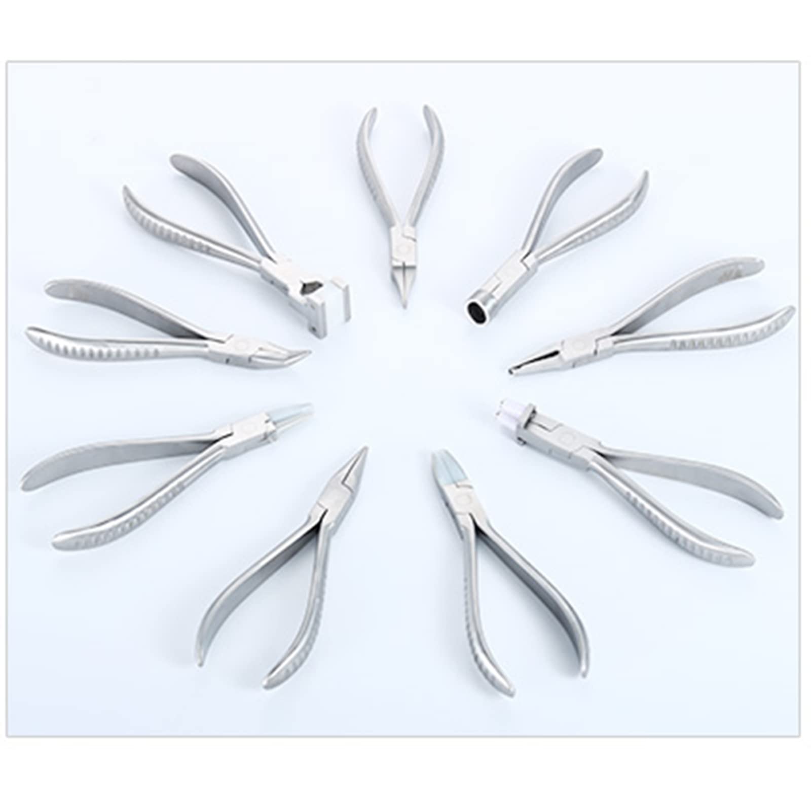 Kit di Strumenti ottici da 16 Pezzi, Strumenti per la Riparazione, Il Montaggio e la Regolazione degli Occhiali, con 6 cacciaviti magnetici per Occhiali, 9 pinze per Occhiali e SUP