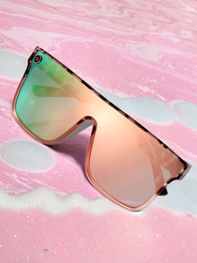 Women's Gradient Sunglasses with Metal Star Decoration and Polycarbonate Lens3