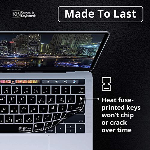 Funda para teclado árabe KB Covers para escribir con comodidad y proteger tu Mac USB 4