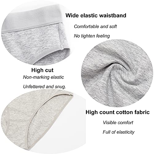 Image of Women Cotton Underwear Hi-Cut Briefs 5-Pack