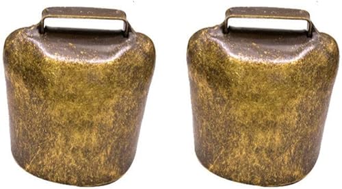 Miniatura 19 de 2 campanas de bronce ruidosas, campanas de animales de granja, campanas pequeñas, campanas de bricolaje, campanas de granja, campanas de oveja