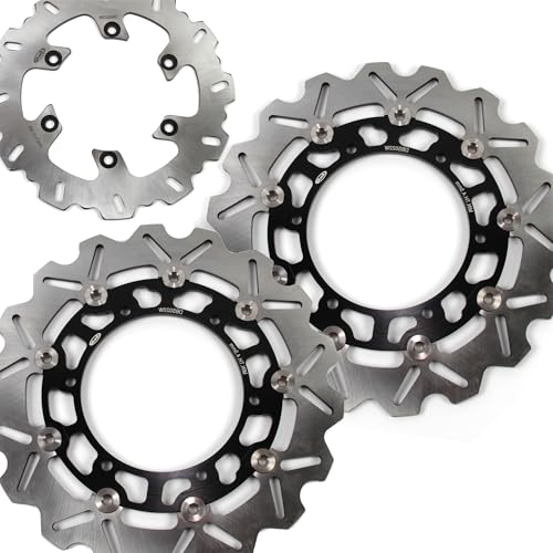 Disques de frein YZF R1 1998-2001 avant et arrière en noir pour moto