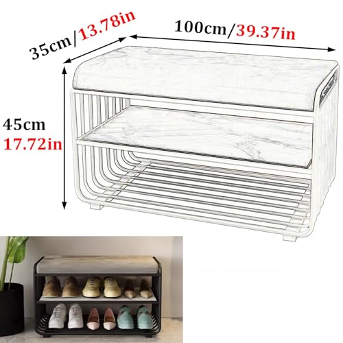 Banc de rangement chaussures pour optimiser les petits espaces