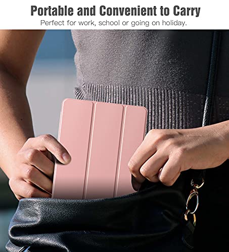 Timovo Case For Samsung Galaxy Tab A7 Lite 8.7 2021 (Sm-T220/ T225/T227), Slim Soft Tpu Translucent Frosted Back Protective Cover Shell Fit Samsung Galaxy Tab A7 Lite 8.7 Inch Tablet 2021, Rose Gold #TOP6