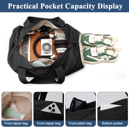 Image of PALAY Women Gym Bag with Wet Pocket and Shoe Compartment for Traveling