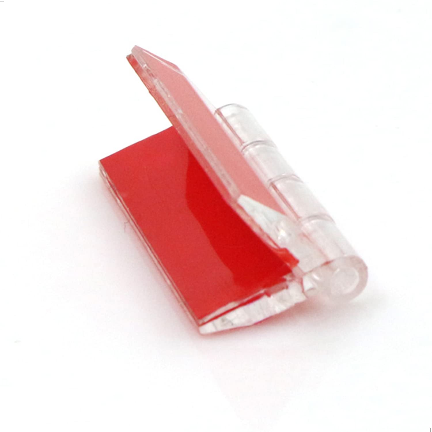 Cerniere Trasparenti Autoadesive Per Scatole E Mobili - 45x34 Mm In Acrilico, Facili Da Applicare