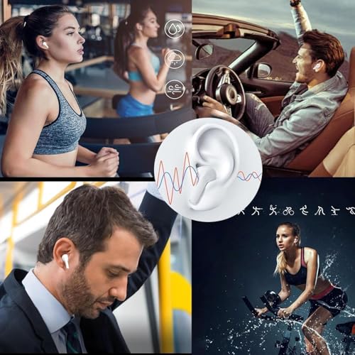 Image of Wireless Earbuds Bluetooth 5.1 TWS Earphones Full Touch Control Headphones Built-in Microphone & Connection Smart LED Headset Sports Bud