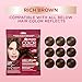 Garnier Color Sensation Color Retouch, Demi Permanent Hair Dye for Roots with 100% Gray Coverage, Rich Brown Hair Dye 6.0, Pack of 6 (Packaging May Vary)