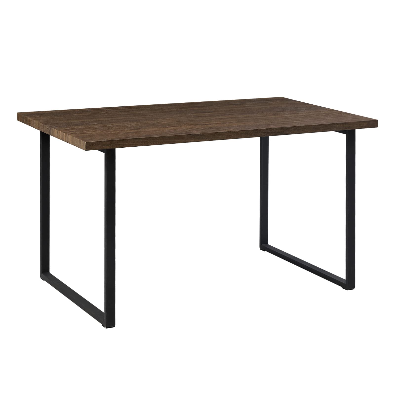 Vintage industrialny drewniany stół do jadalni 120 cm z efektem brązu stół kuchenny z metalowymi nogami 4-osobowy stół śniadaniowy do jadalni i mebli kuchennych